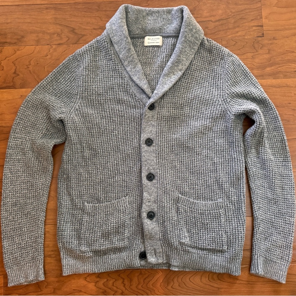 Selected Homme Shawl Collar Cardigan